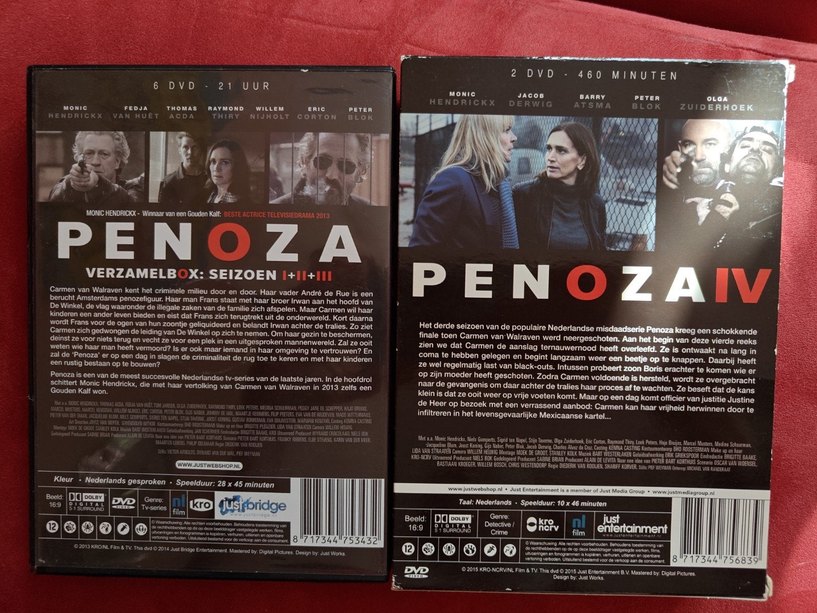 Penoza Seizoen 1 t/m 4 - Complete Misdaadserie DVD Box, Ophalen of Verzenden