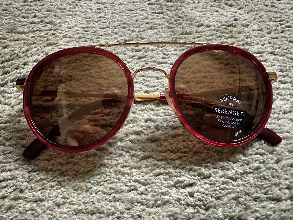 Serengeti Geary SS526004 Bold Gold Red Tortoise, Overige merken, Zonnebril, Overige kleuren, Nieuw