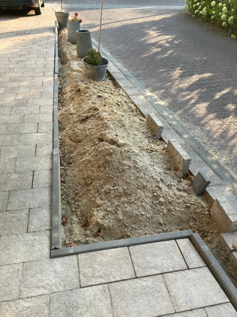 Wit zand ongeveer 2 m3, Tuin en Terras, Zand, Gebruikt, Ophoogzand, Ophalen
