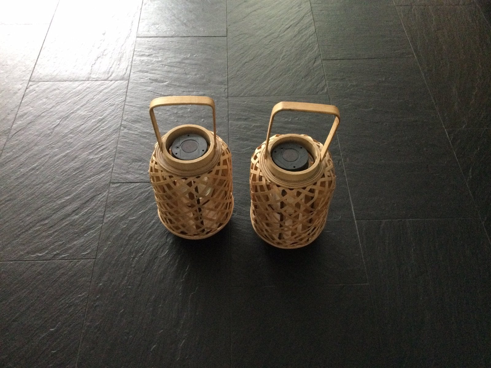 2 Houten kandelaars, Huis en Inrichting, Woonaccessoires | Kandelaars en Kaarsen, Ophalen, Zo goed als nieuw, Crème, Kandelaar