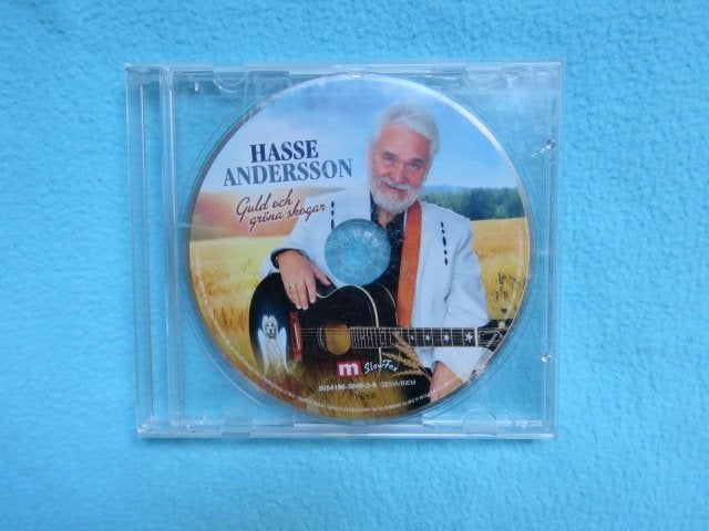 Zweedse CD: Guld och gröna skogar - Hasse Andersson, Ophalen of Verzenden, Zo goed als nieuw, Album, Inclusief doosje