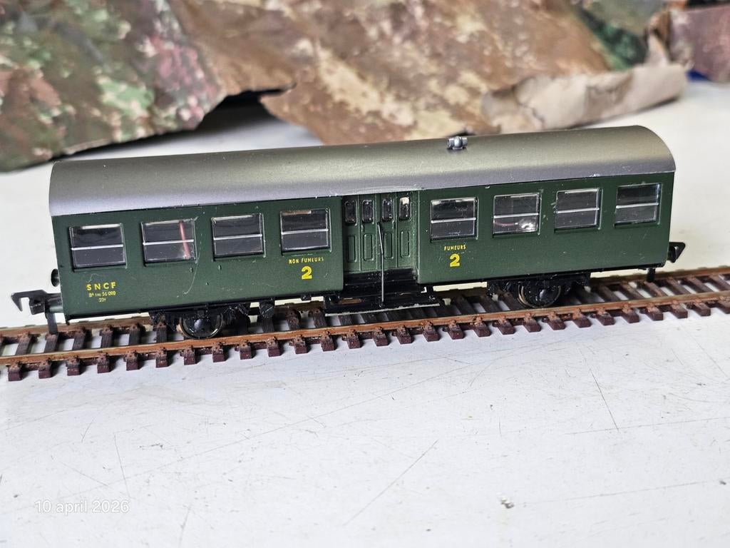 Modeltrein Ho fleischmann SNCF wagon frankijrijk, Ophalen of Verzenden, Gelijkstroom, Wagon, Fleischmann