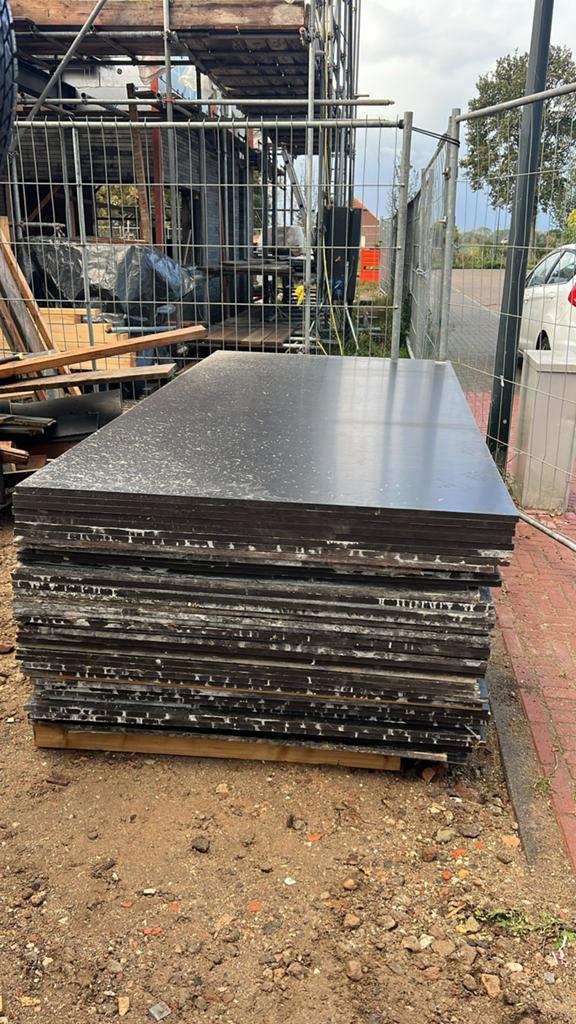 Betonplex platen houten balken, Doe-het-zelf en Verbouw, Hout en Planken, Ophalen, Minder dan 25 mm, Zo goed als nieuw, 200 tot 250 cm