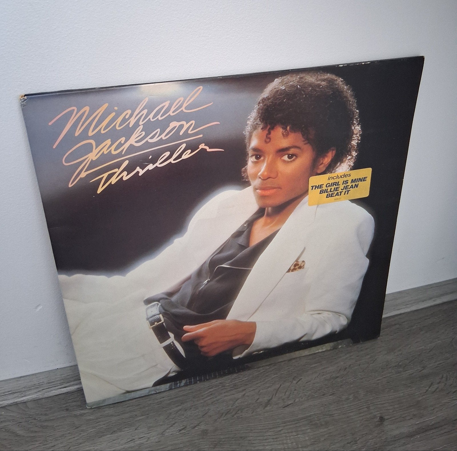 Michael Jackson - Thriller LP, Cd's en Dvd's, Vinyl | Pop, LP, Zo goed als nieuw, 12 inch, Inclusief binnenhoes