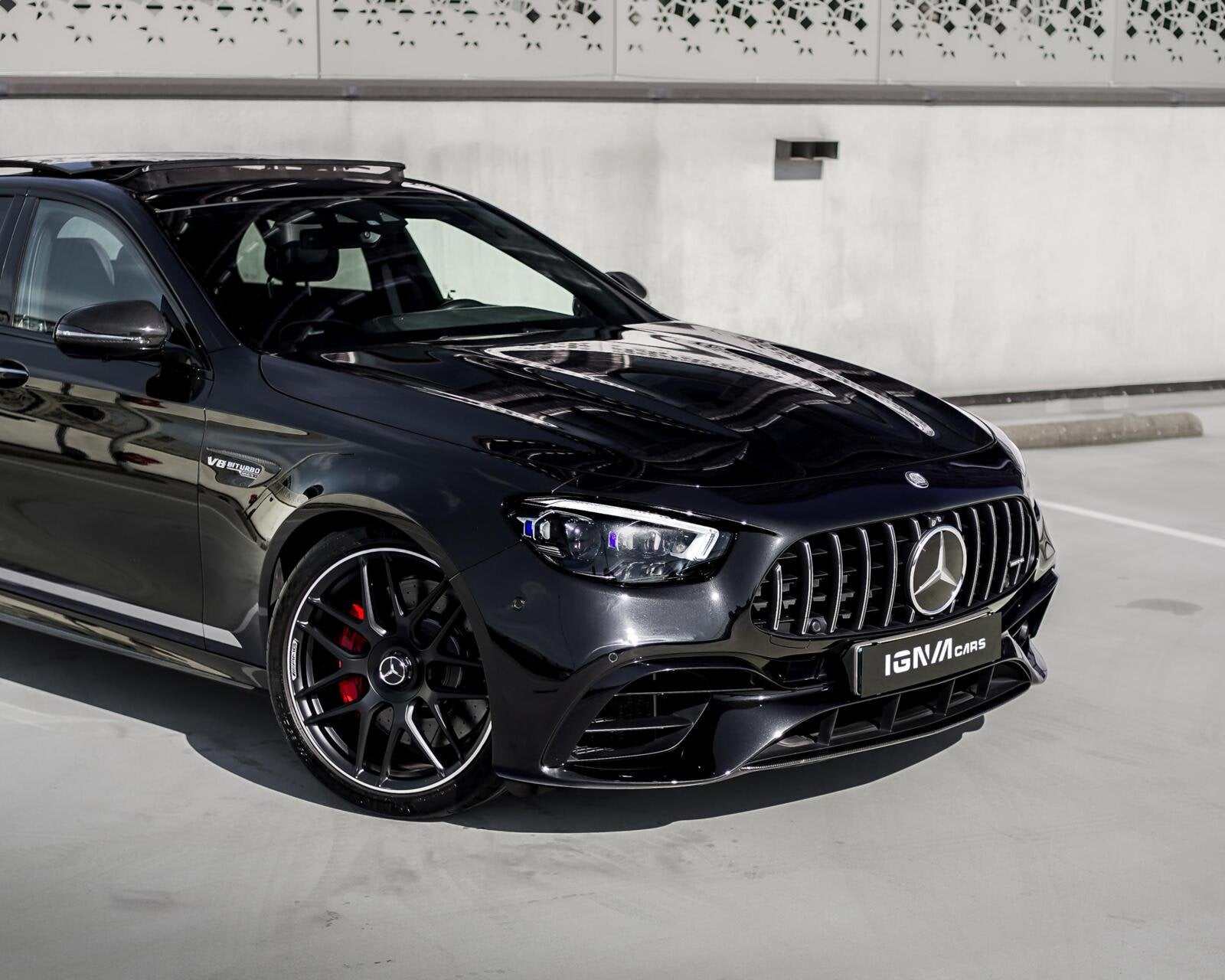 Mercedes-AMG E63s 4M+ | PANO | SPORTCAT | BURMESTER | CARBON, Automaat, Zwart, Leder, Adaptive Cruise Control