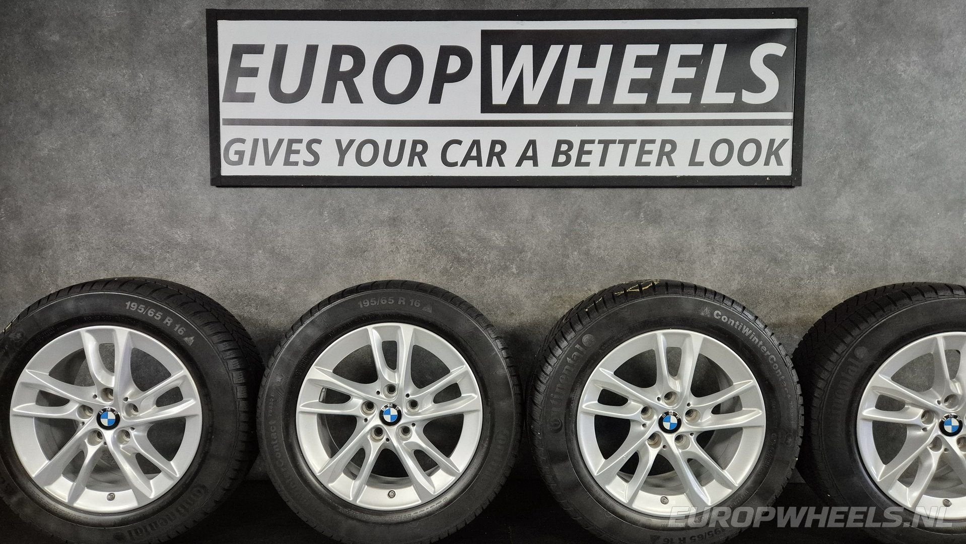 16 inch BMW velgen 2 active tourer F45 F46 1 winterbanden, Gebruikt, -, Banden en Velgen, 195 mm