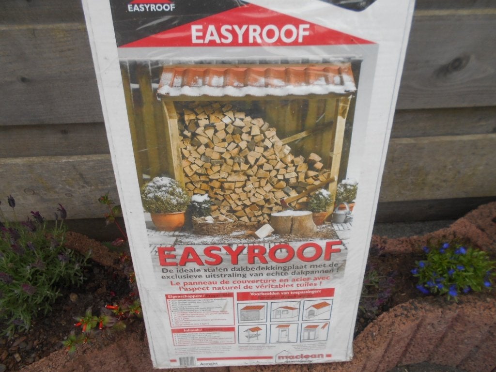 Nieuw afdakje Haardhout, Tuin en Terras, Minder dan 3 m³, Ophalen