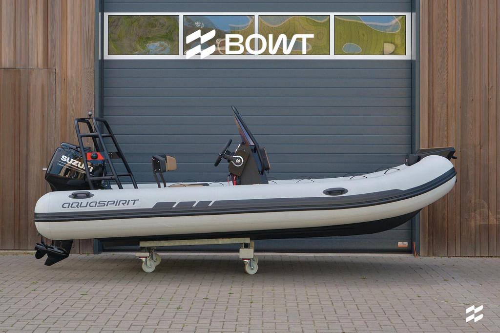 AQUASPIRIT S450 | Aluminium RIB | 4,50 meter | Max. 75 PK, Watersport en Boten, Rubberboten, Nieuw, Benzine, Aquaspirit