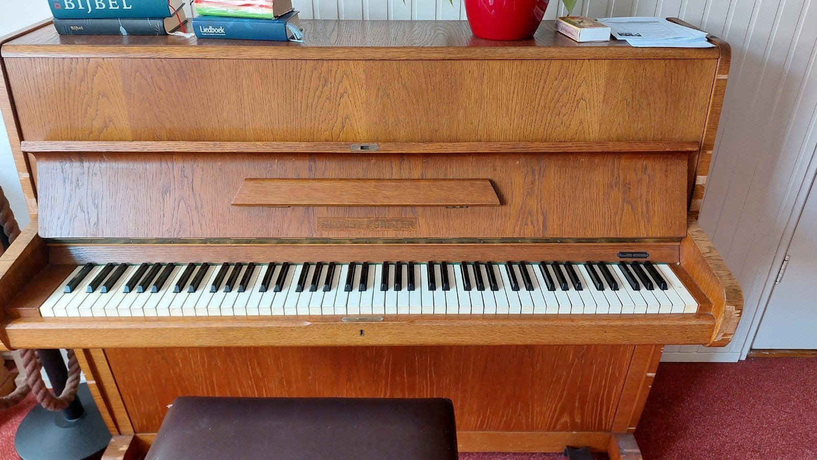 August Förster Piano - Klassiek en Elegant, Ophalen, Gebruikt, Bruin, Piano