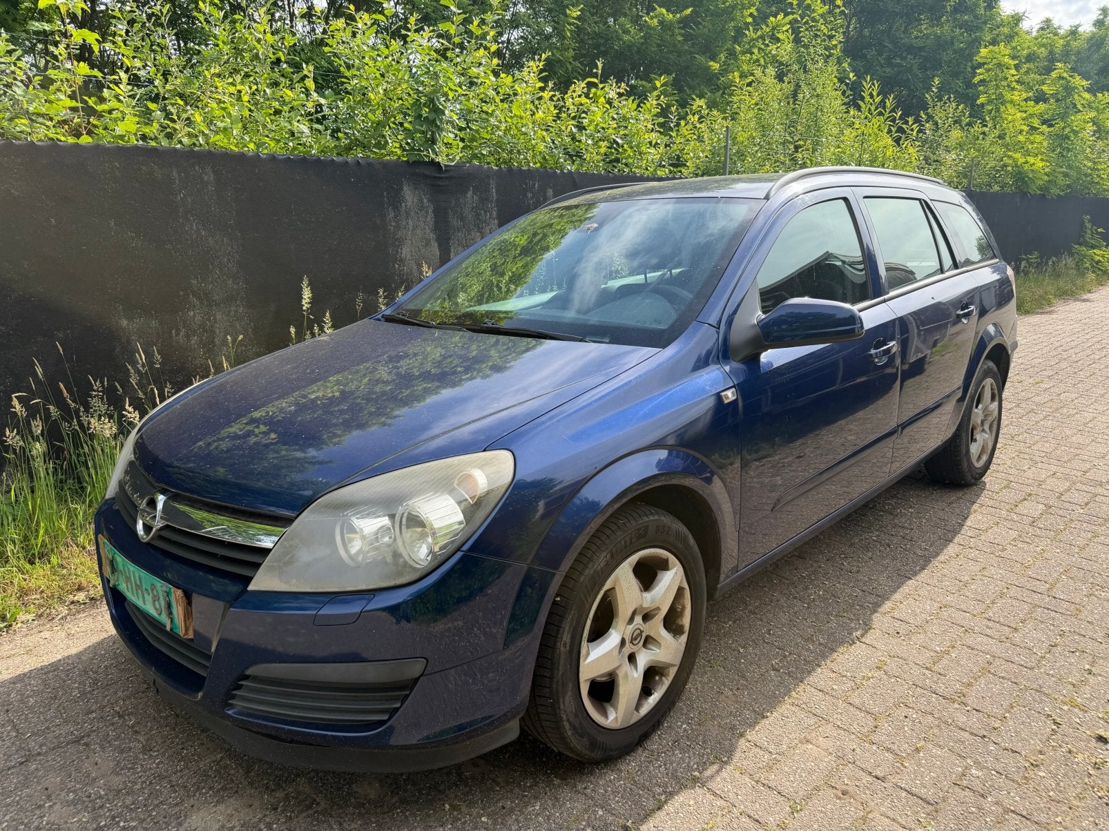 Opel Astra 1.6 16V Wagon 2007 AIRCO/Sportvelgen/APK 26-5-27, Voorwielaandrijving, Zwart, 4 cilinders, Blauw