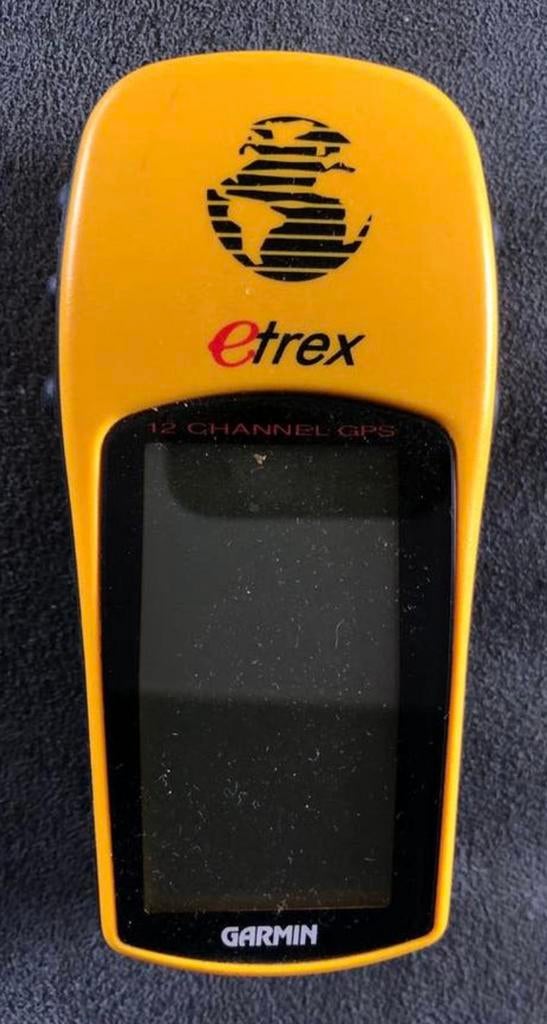 Gele Garmin eTrex navigatie navigatiesysteem gps 50e, Ophalen of Verzenden, Zo goed als nieuw