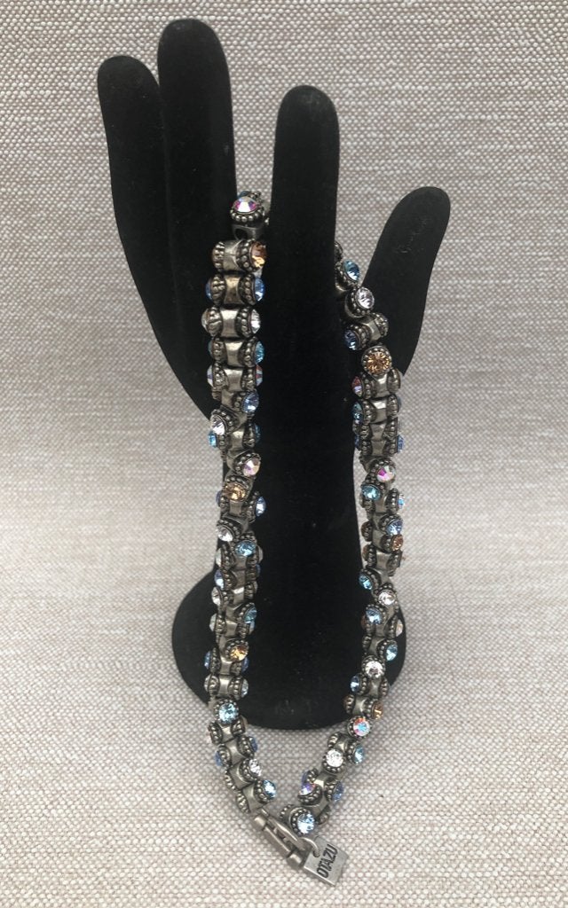 Otazu design halsketting met strass, Overige materialen, Met strass, Ophalen of Verzenden, Zo goed als nieuw