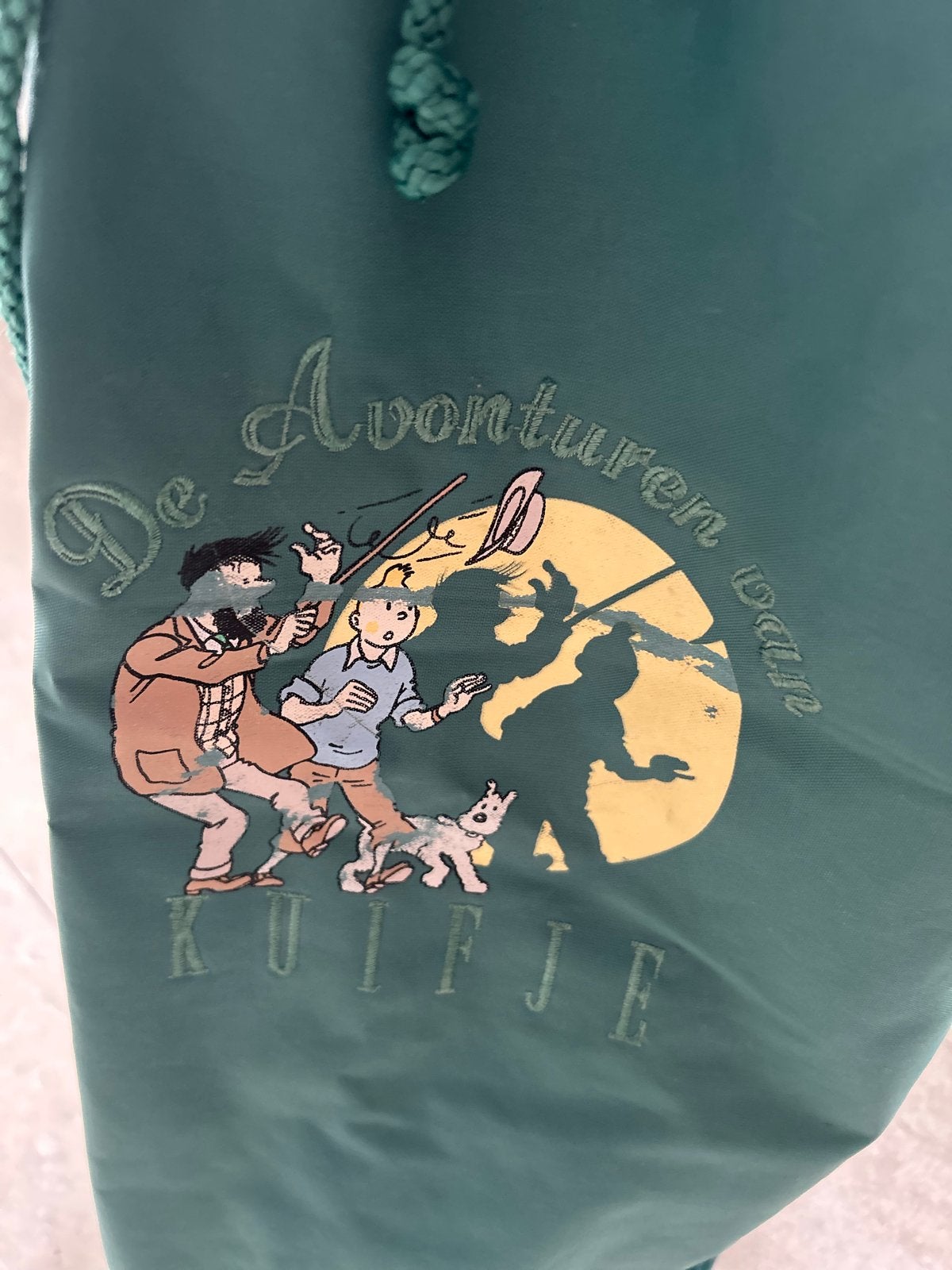 Vintage Kuifje Verzamelaars Tas - De Avonturen van Kuifje, Verzamelen, Ophalen of Verzenden, Gebruikt
