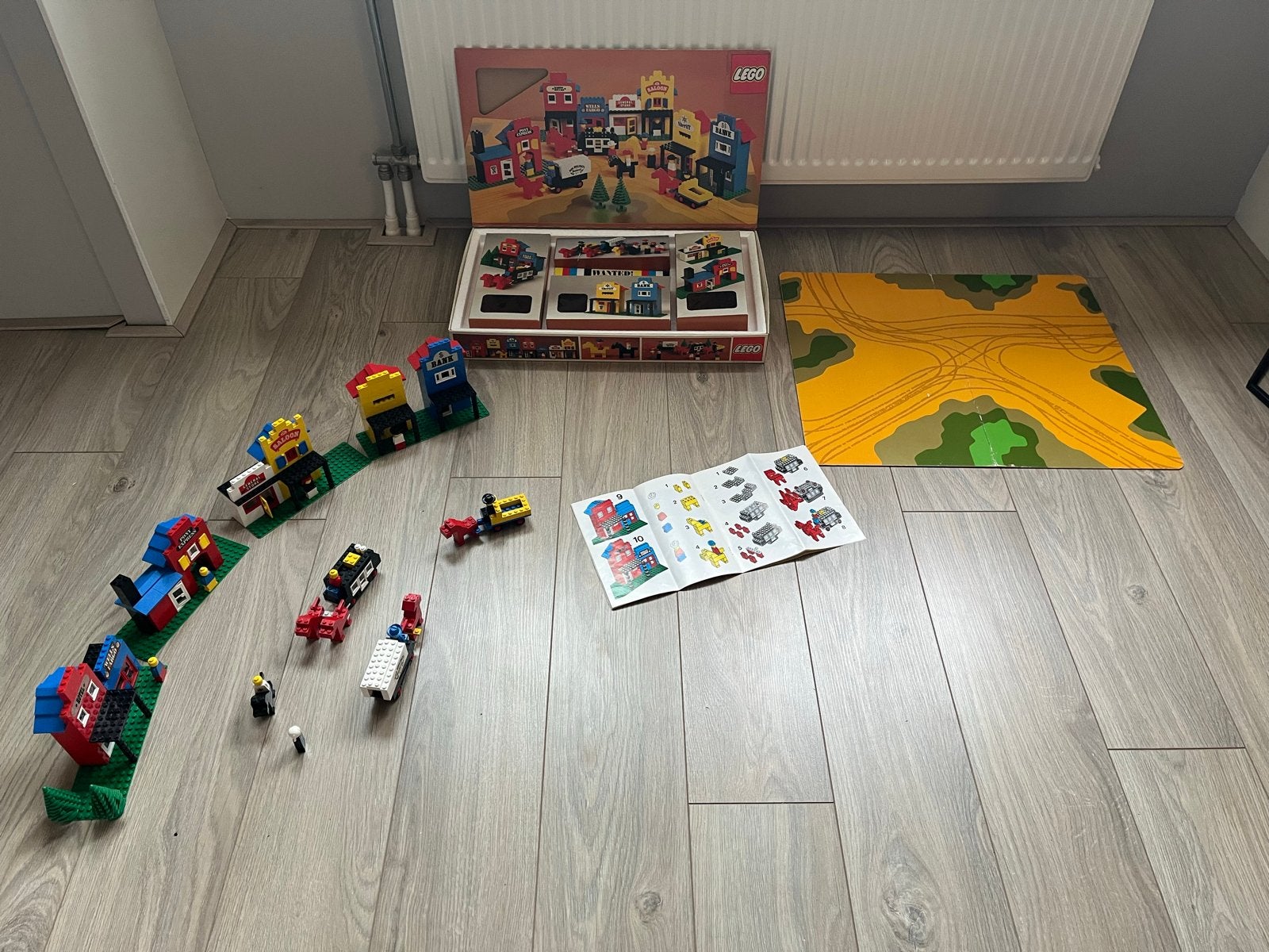 Vintage LEGO 365 Western Town Set - met doos, Gebruikt, Overige thema's, Lego, Ophalen of Verzenden