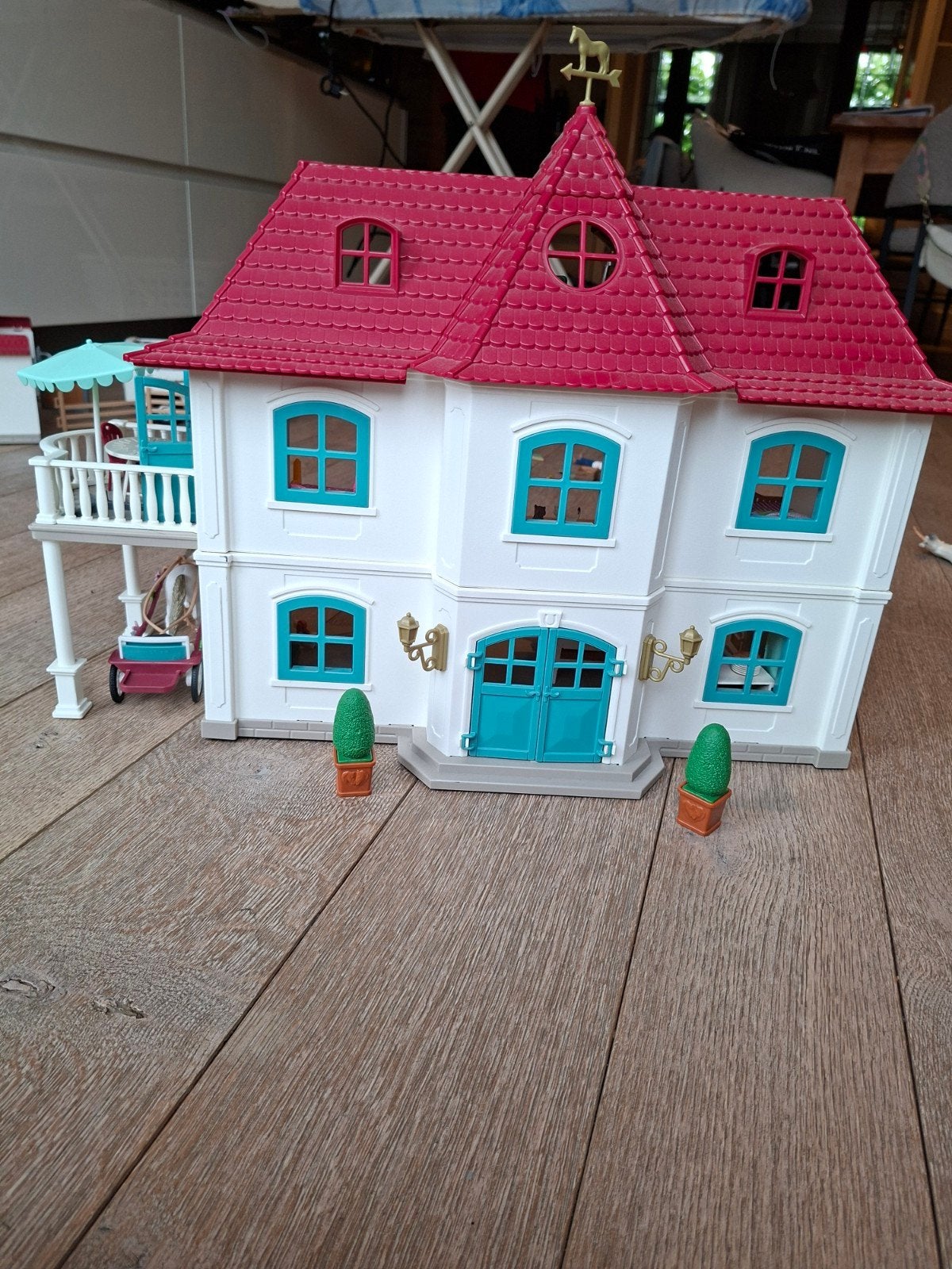 Schleich HORSE CLUB Lakeside Landhuis met accessoires, Kinderen en Baby's, Speelgoed | Poppenhuizen, Ophalen of Verzenden, Gebruikt