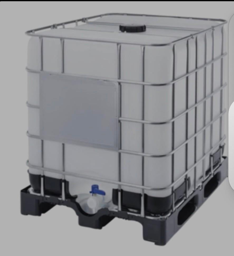 2 X IBC watervat incl. Kooi, Tuin en Terras, Regentonnen, 150 liter of meer, Ophalen