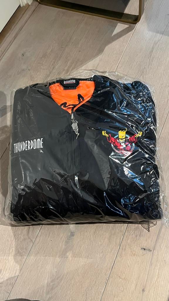 Thunderdome Collector’s Bomber - Classic met Wizard ritsen!, Maat 52/54 (L), Thunderdome, Zwart, Nieuw