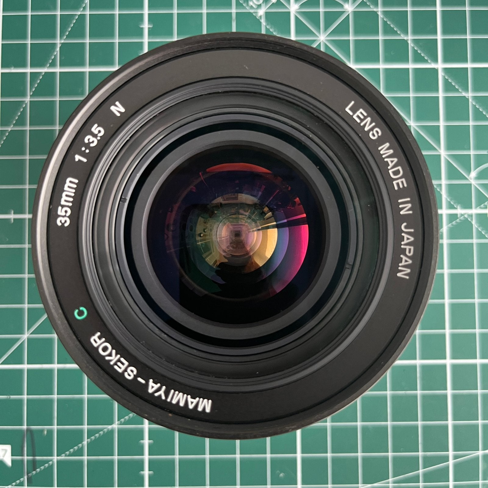 Mamiya Sekor C 35mm F/3.5 N, Ophalen of Verzenden, Zo goed als nieuw, Standaardlens