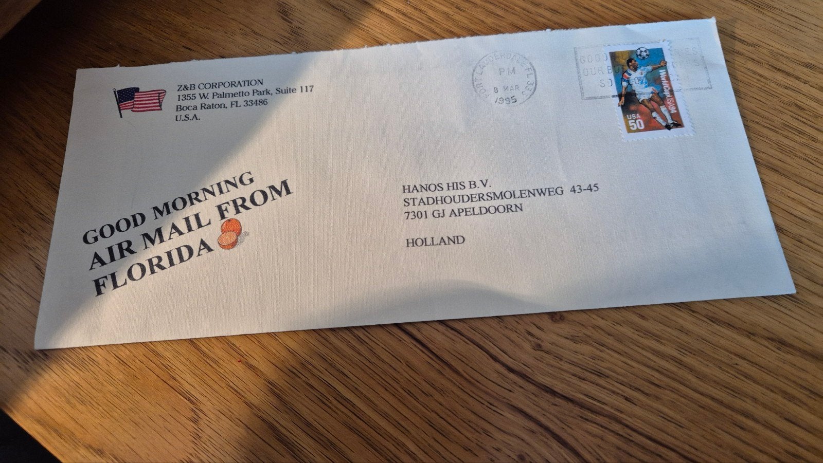 Florida USA, Ophalen, Envelop