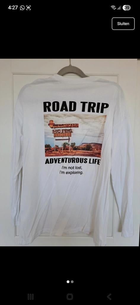 Witte longsleeve van New Yorker, Ophalen of Verzenden, Nieuw, Maat 46 (S) of kleiner, Wit
