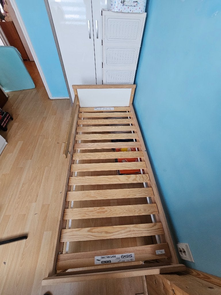 Ikea kinderbed 70x160 cm, Ophalen, Gebruikt, 140 tot 160 cm, 70 tot 85 cm