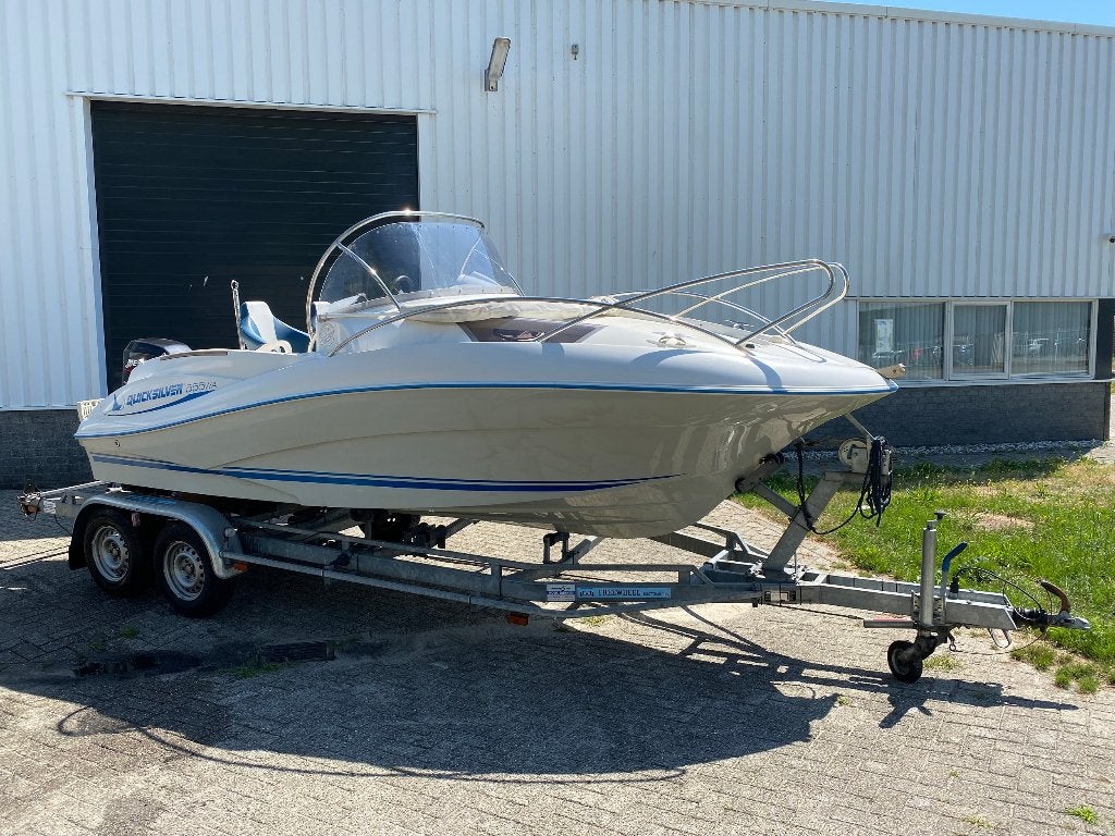 Quicksilver 555 WA Commander, Watersport en Boten, Ophalen, 60 pk, Gebruikt, Viertaktmotor