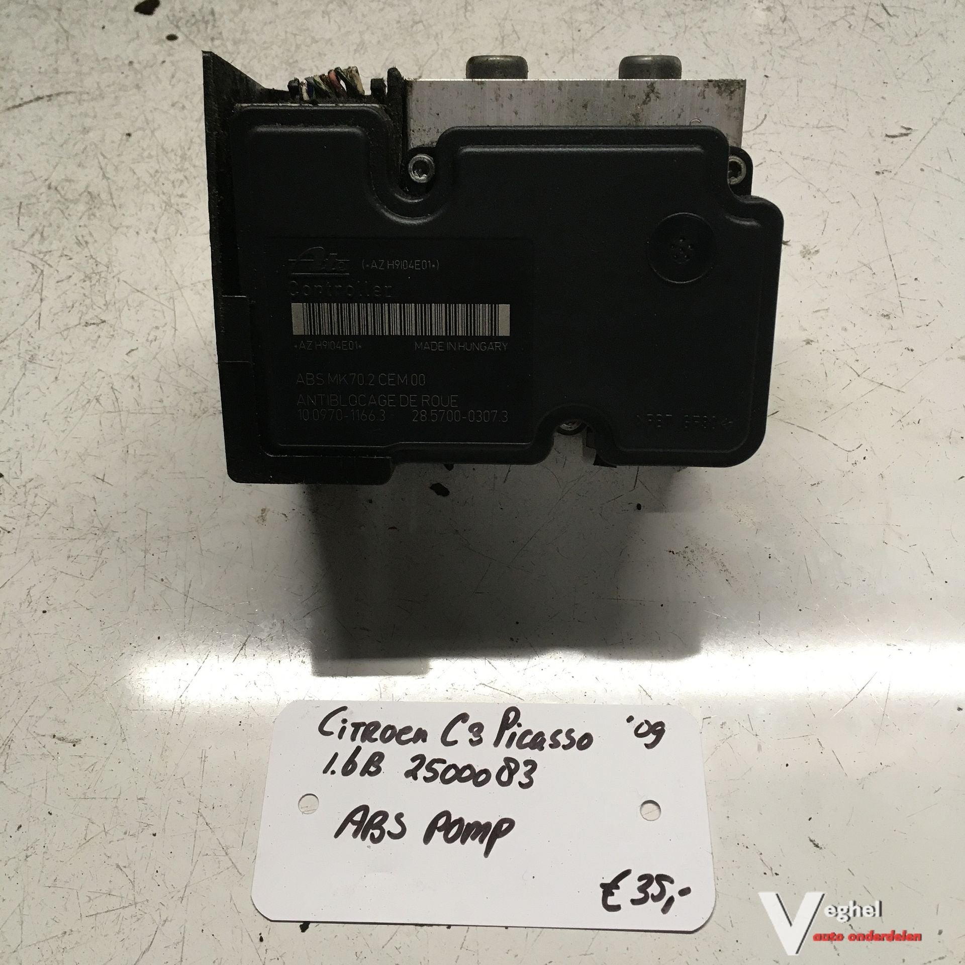 Citroen C3 Picasso 1.6 B 2009 2500083 ABS Pomp  AZ H9104E01