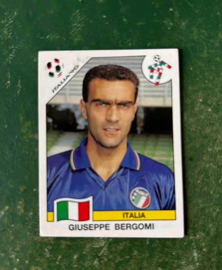 Panini plaatje Giuseppe Bergomi Italie WK 1990, Ophalen of Verzenden, Zo goed als nieuw