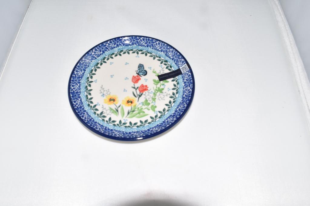 Cake dishes Butterfly Blossom Bunzlau Castle servies, Keramiek, Ohmstraat 20, 3861NB Nijkerk, Overige typen, Nieuw