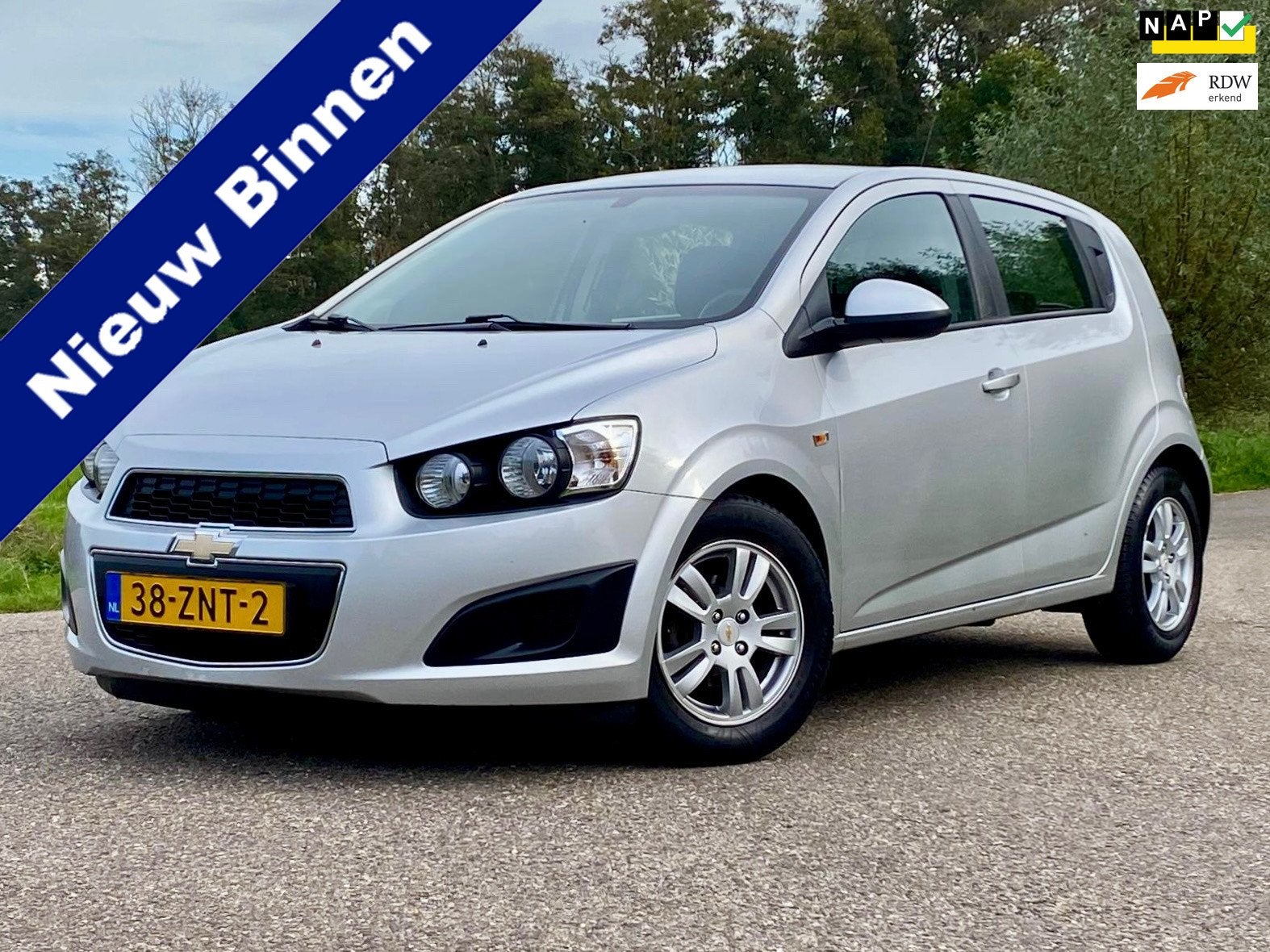 Chevrolet Aveo 1.2 LT 5DRS Airco 104.000KM NAP LMV 86PK Goed, Auto's, 86 pk, 4 cilinders, 1039 kg, 1229 cc