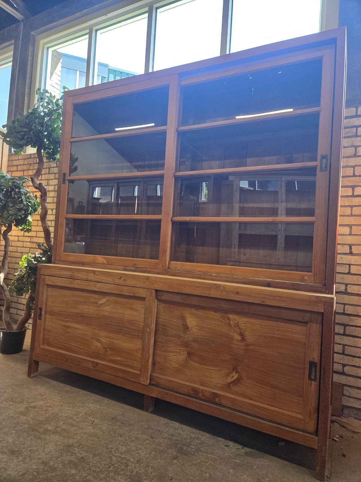 Prachtige schoolkast ~ buffetkast ~ vitrinekast ~ boekenkast, Ophalen