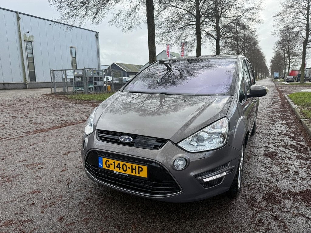 Ford S-Max 2.0 EcoBoost Titanium 7persoon automaat, Euro 5, Gebruikt, Zwart, Bruin