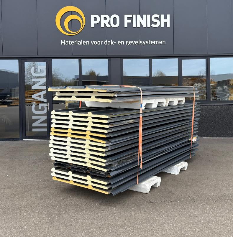 C-keus Dakpanelen 30mm diverse tinten antraciet dakplaten, Ophalen, Zo goed als nieuw, Overige materialen, 20 tot 50 mm