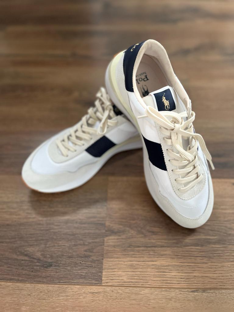 Polo Ralph Lauren Trainer 89 Sneakers Wit/Navy - Maat 43, Kleding | Heren, Wit, Nieuw, Ophalen of Verzenden, Sneakers of Gympen