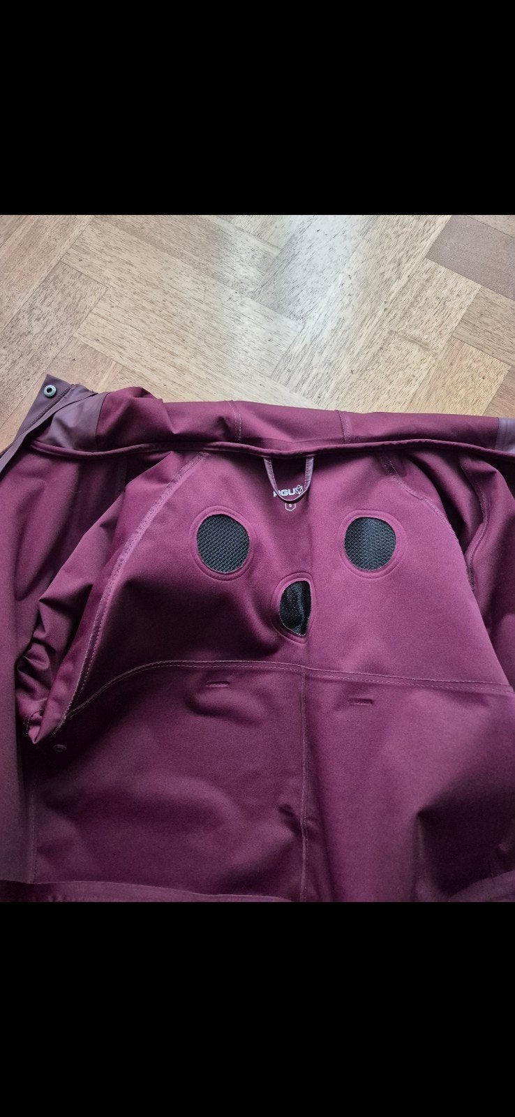 zgan agu regenjas mt  S, Ophalen of Verzenden, Zo goed als nieuw, Bovenkleding