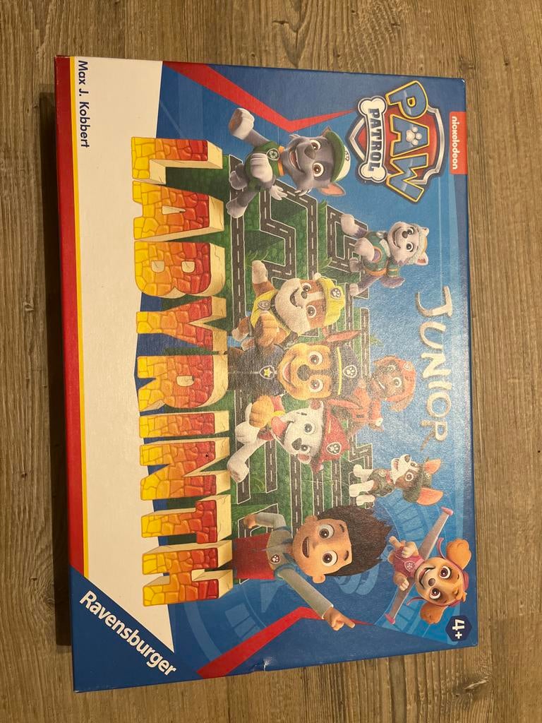 Paw Patrol Labyrinth Junior bordspel Ravensburger, Drie of vier spelers, Ophalen of Verzenden, Zo goed als nieuw