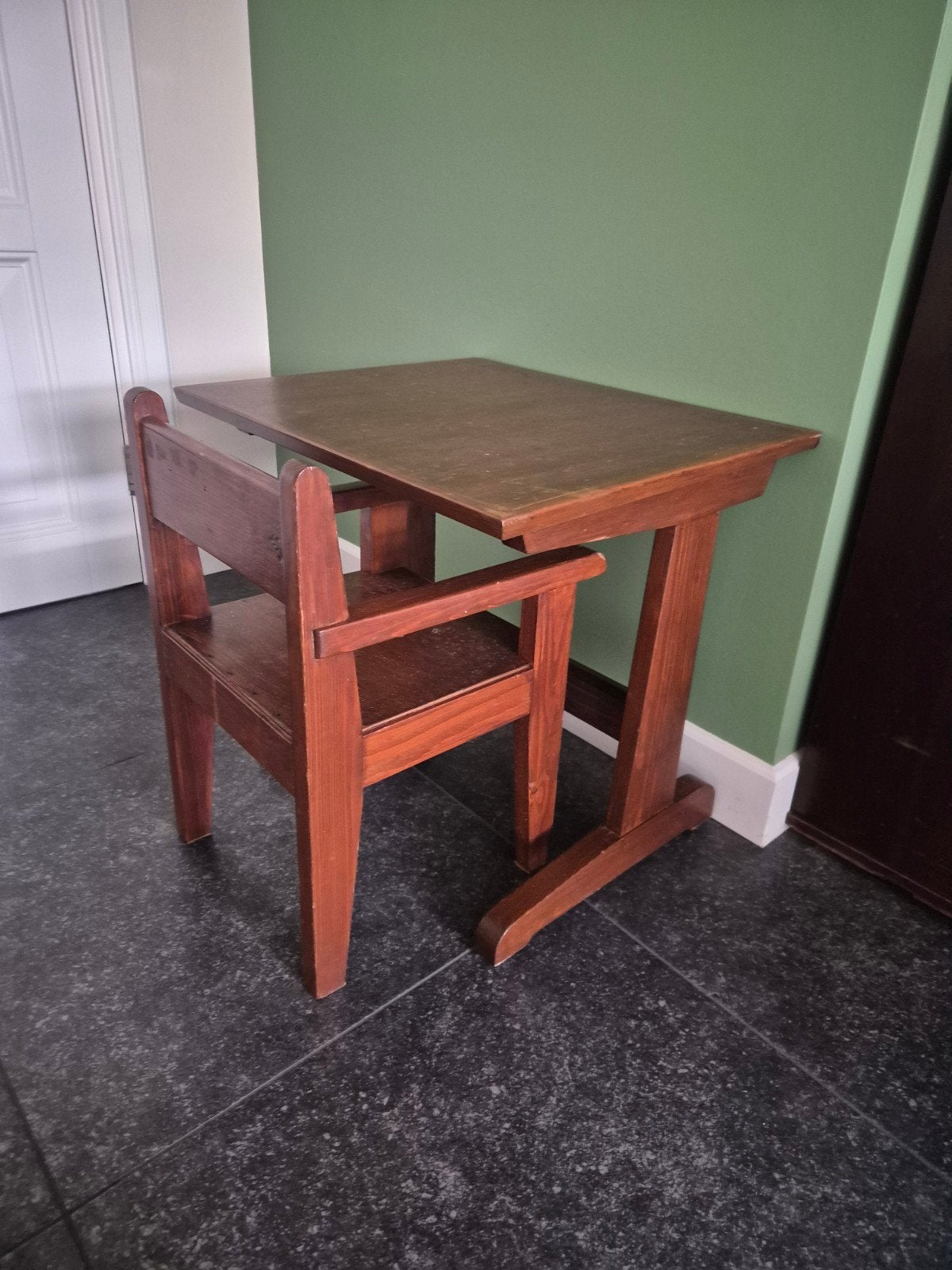 Kindertafeltje met stoeltje, Kinderen en Baby's, Kinderkamer | Tafels en Stoelen, Ophalen, Gebruikt, Stoel(en)