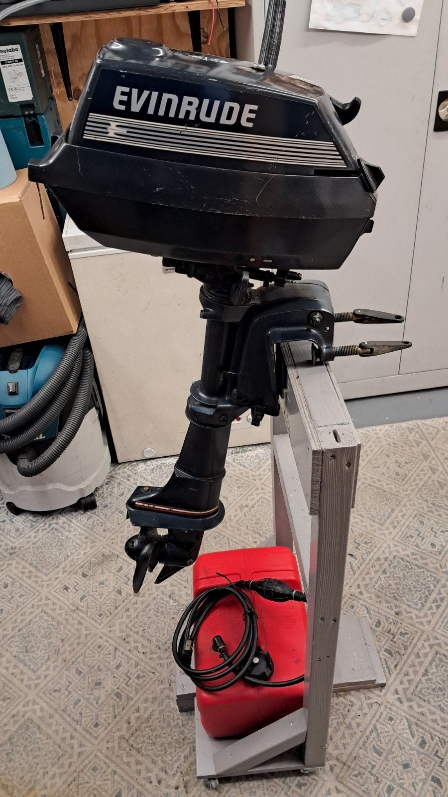 evinrude 4pk 2takt, Ophalen, Gebruikt, Motor en Techniek, Zeilboot of Motorboot