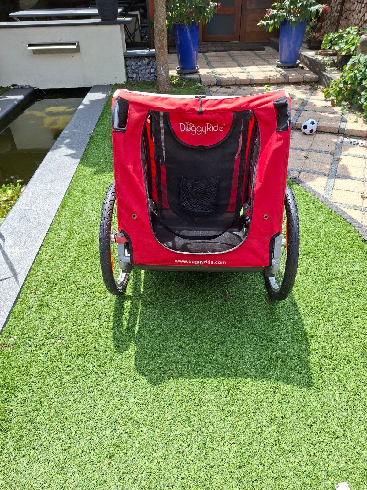 DoggyRide Hondenfietskar - Rood, Zo goed als nieuw, Opvouwbaar, 20 tot 40 kg, Ophalen of Verzenden, Zo goed als nieuw