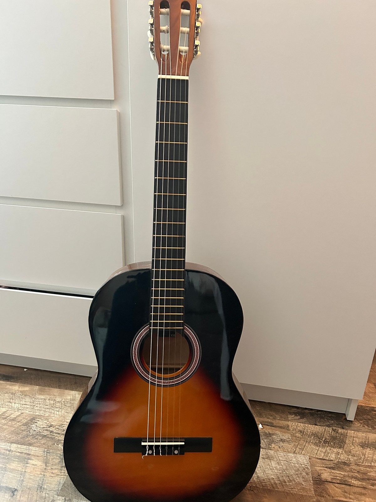 Max Music Klassieke Gitaar met standaard en hoes, Muziek en Instrumenten, Ophalen, Gebruikt, Klassieke of Spaanse gitaar