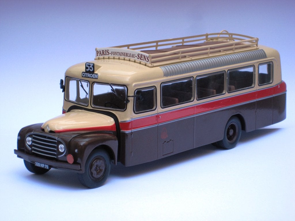 Citroen 46 DP UAD autobus 1955 Hachette 1:43, Ophalen of Verzenden, Nieuw, Bus of Vrachtwagen, Overige merken
