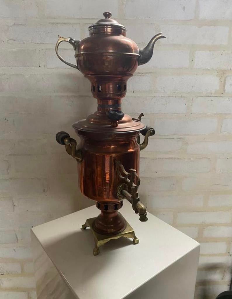 koperen samovar, Antiek en Kunst, Antiek | Koper en Brons, Ophalen of Verzenden