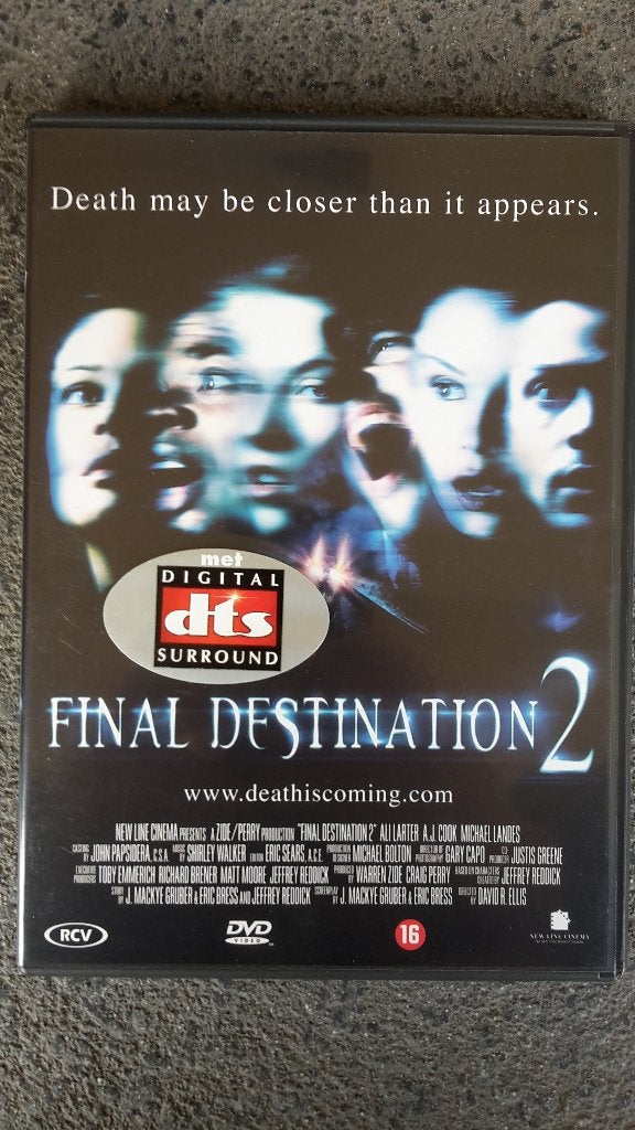 DVD Final Destination 2, Engels, Vanaf 16 jaar, Nederlands, Overige genres