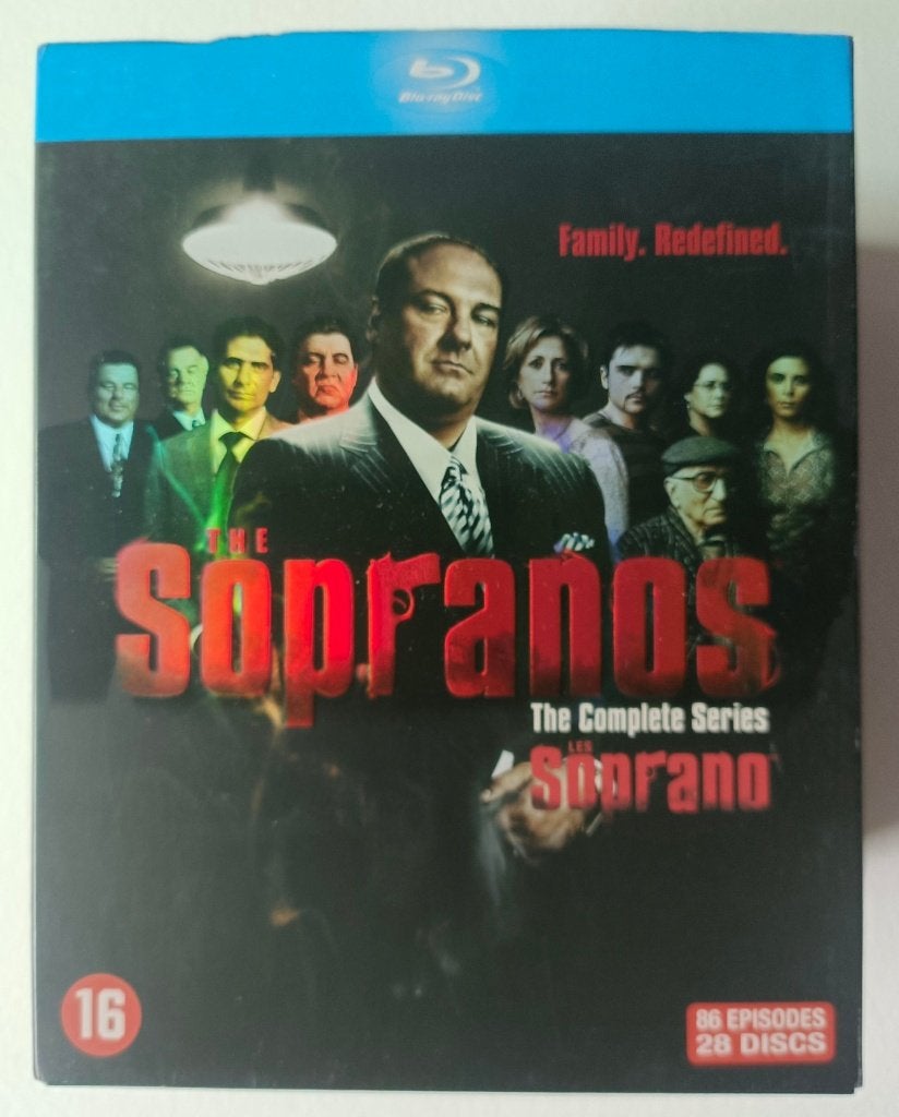The Sopranos The Complete Series blu-ray box, Cd's en Dvd's, Blu-ray, Duits, Spaans, Vanaf 16 jaar, Inclusief boekje