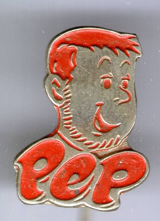PEP Geïllustreerde Pers zilverkl speldje ( S_146), Verzenden, Zo goed als nieuw, Figuurtje, Speldje of Pin