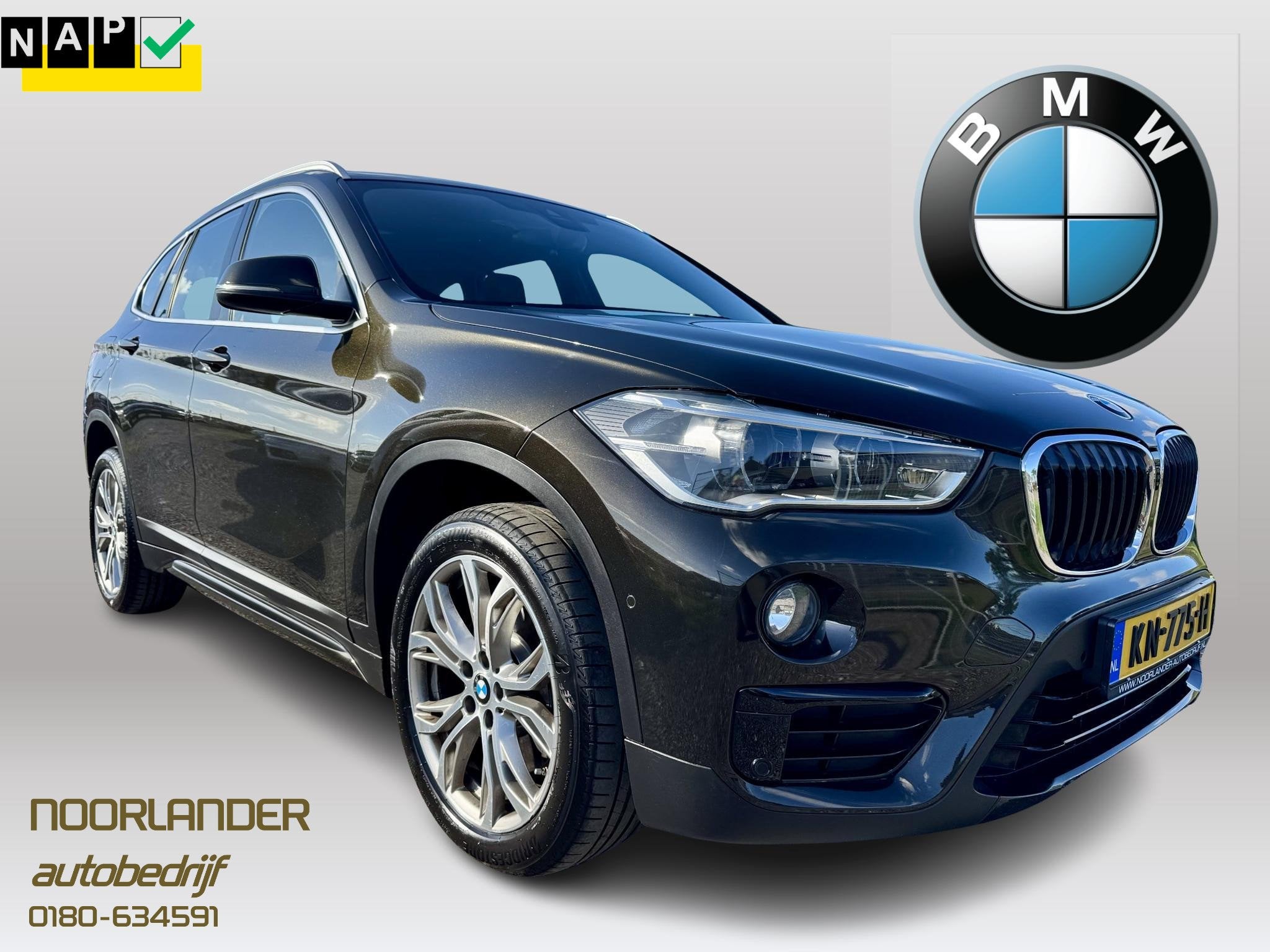 BMW X1 sDrive20i Centennial Executive, Stof, Euro 6, Bruin, Start-stop-systeem