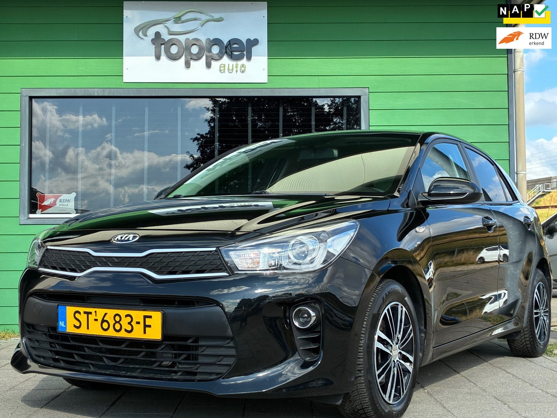 Kia Rio 1.0 TGDI ComfortPlusLine Navigator|Navigatie|Airco|C, Auto's, Voorwielaandrijving, 450 kg, Gebruikt, Euro 6
