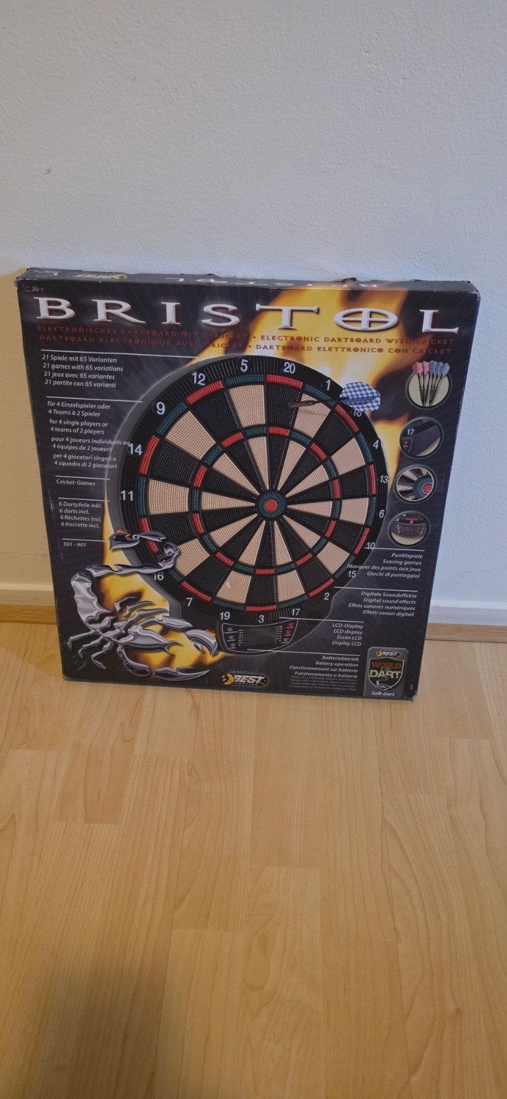 Best Sporting Bristol Elektronisch Dartbord, Ophalen of Verzenden, Nieuw, Dartbord met pijlen, Elektronisch