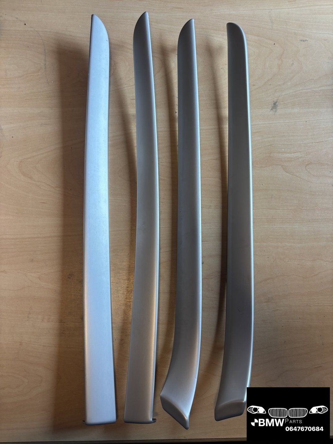 Interieur lijsten deur lijsten Audi A4 Avant B7 zilver, Gebruikt, -, -, -