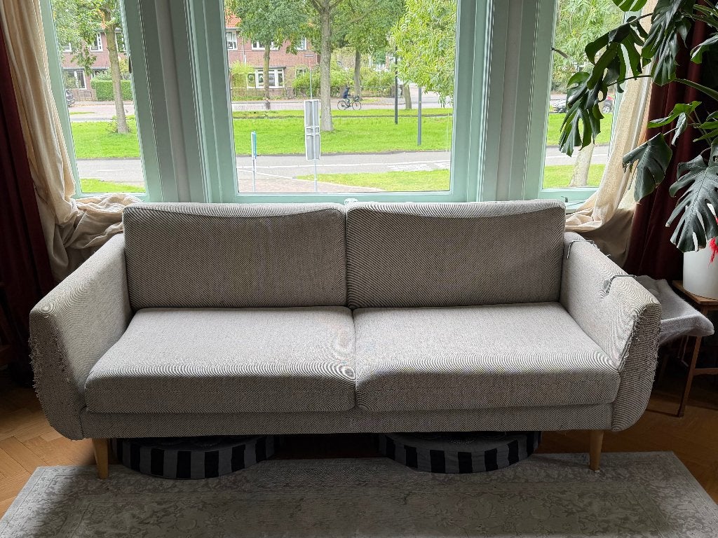Bank gratis op te halen, Huis en Inrichting, Ophalen, Gebruikt, 150 tot 200 cm, Driepersoons